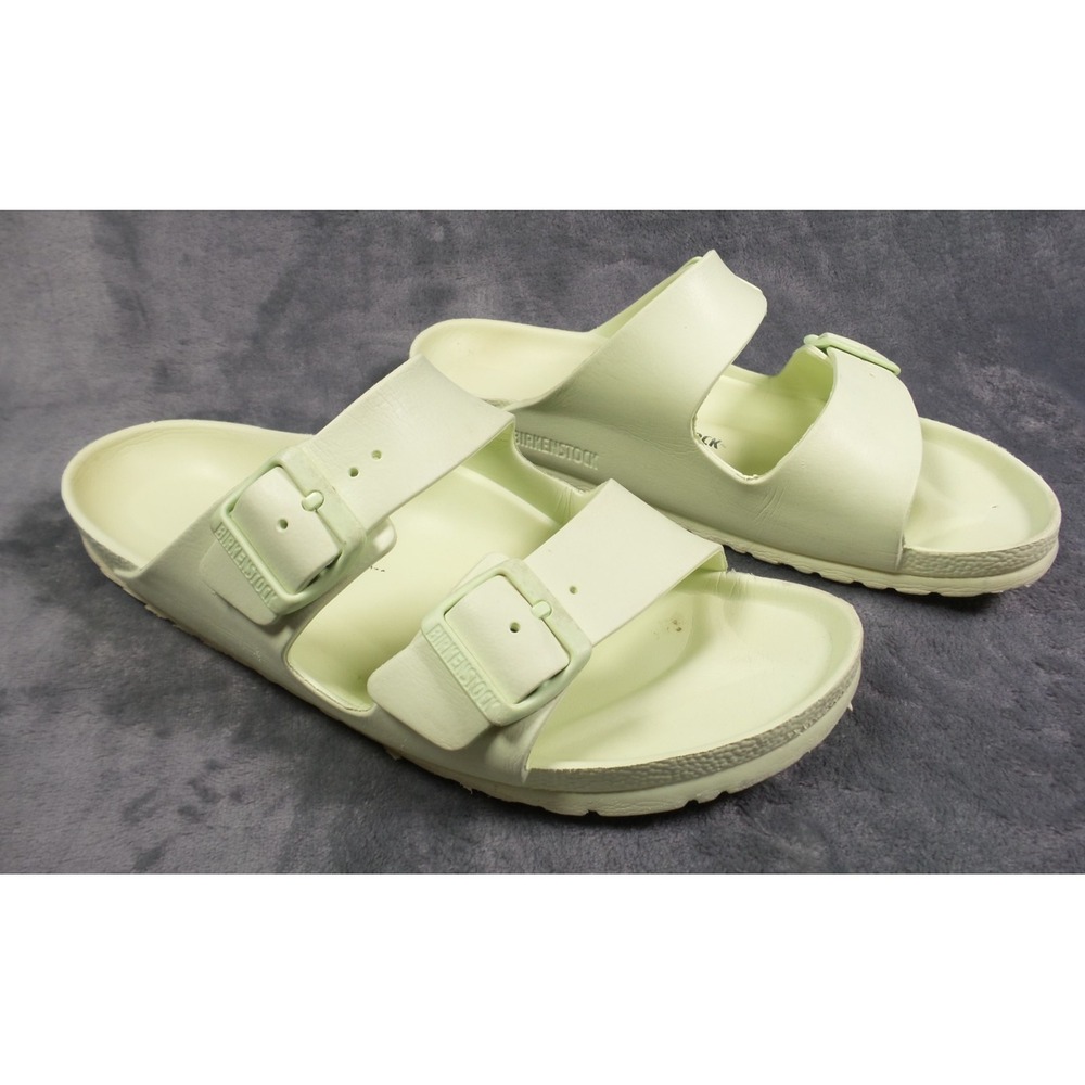 Birkenstock Arizona EVA Shoes Womens Size 41 Green Sandals Double Strap Buckle